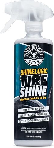 اللاعبين الكيميائيين Shinelogic Tyre Shine ، Shine Black Black Deep ، آمن للسيارات والشاحنات والدراجات النارية و RVS وأكثر ، 20 أوقية in Kuwait