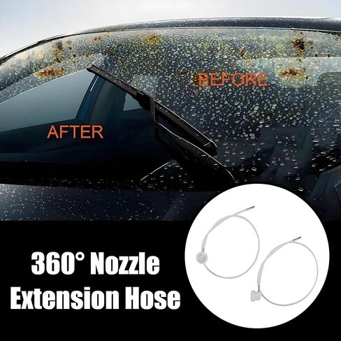 2Pcs 360 Degrees Aerosol Spray Nozzle Set, 19.69 Inch Extension Hose, for Male Stem Spray Cans Fluid Auto Car Nozzle Film 2XAerosol Nozzle,4.5mm Extension H3C9 in Saudi Arabia
