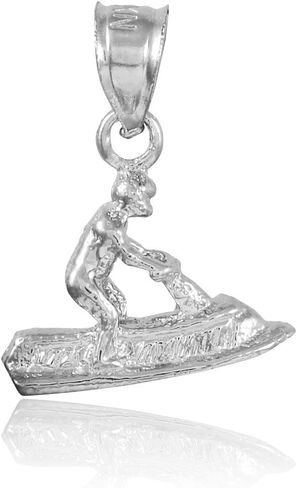 925 sterling Silver 3D Jet Ski Charm in Saudi Arabia