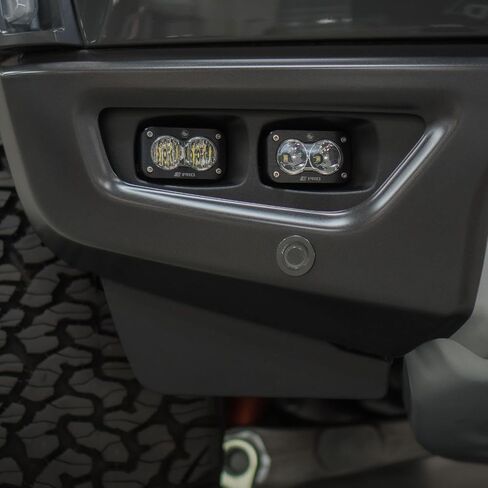 Baja Design S2 Pro LED Dual Fog Pocket Light Light For Ford F-150 Raptor 2021-22 (Multi-Pattern ؛ Clear) in Saudi Arabia