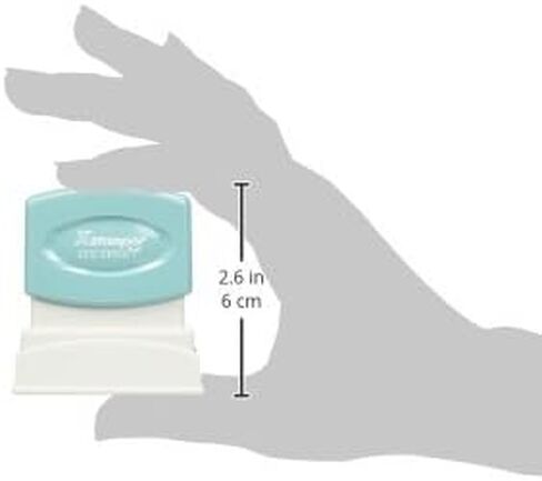Xstamper 1650 E-MAILED with Space for Initial or Date, Pre Inked Laser Engraved Rubber Stamp, Red Ink, Impression Size: 1/2" x 1-5/8" in Saudi Arabia