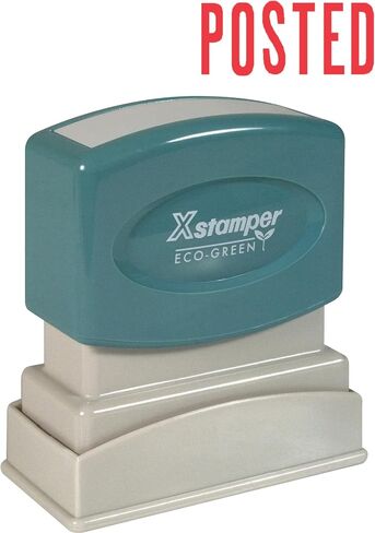 Xstamper 1650 E-MAILED with Space for Initial or Date, Pre Inked Laser Engraved Rubber Stamp, Red Ink, Impression Size: 1/2" x 1-5/8" in Saudi Arabia