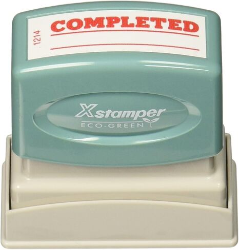 Xstamper 1650 E-MAILED with Space for Initial or Date, Pre Inked Laser Engraved Rubber Stamp, Red Ink, Impression Size: 1/2" x 1-5/8" in Saudi Arabia