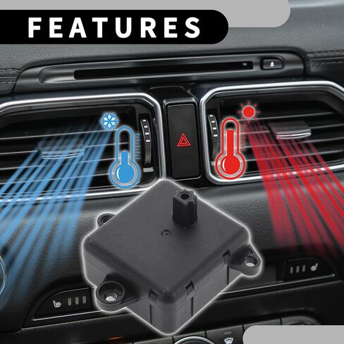 مزيج سخان HVAC محرك مكافحة باب الهواء رقم 15781467 - مشغل باب الهواء للسيارة - لشيفروليه Captiva Sport 2012-2015 بلاستيك أسود - 1 PC in Saudi Arabia