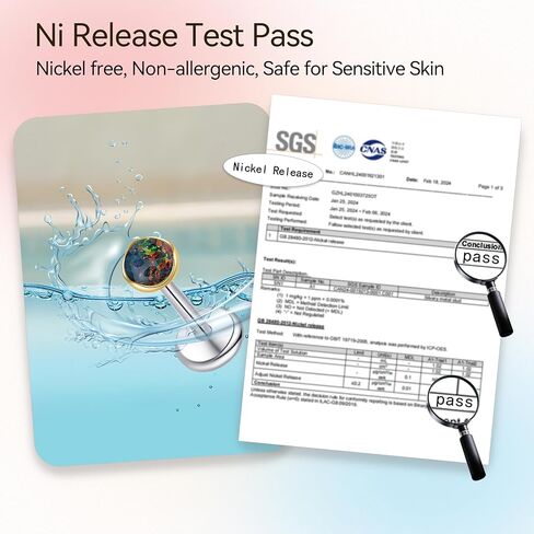 Limerencia 18G Titanium Body Bodich Jewelry ، G23 Hypoallergenic Flat Back Opal tragus tragus cartilage conch medusa medusa stud أقراط للنساء الرجال in Kuwait