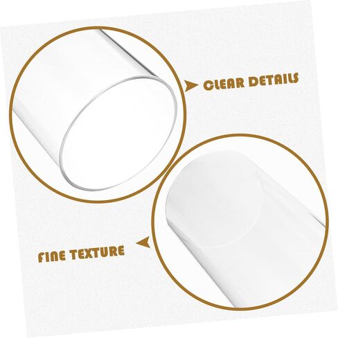 Vaguelly 4Pcs Transparent Glass Candle Shades Protective Candle Tube Covers for Gentle LED Flame High Borosilicate Glass Craft Candle Holders for Home Decor and Events in Saudi Arabia