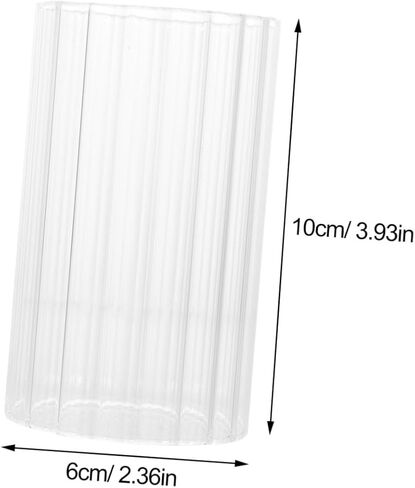 Open Ended Candle Shades Windproof Candle Protectors for Decorative Home Use Desktop Glass Shades Elegant Design for Weddings and Events in Kuwait