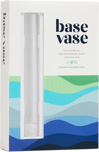 Base Vase (3-Pack) - The Bud Vase That Fits in Taper Candle Holders | Create Floral Arrangements for Tablescapes, Centerpieces, Weddings and Home Decor in Saudi Arabia