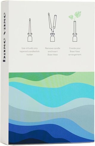 Base Vase (3-Pack) - The Bud Vase That Fits in Taper Candle Holders | Create Floral Arrangements for Tablescapes, Centerpieces, Weddings and Home Decor in Saudi Arabia