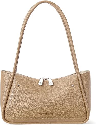 BOSTANTEN Purses for Women Trendy Small Shoulder Bag Vegan Leather Hobo Handbags with Double Zipper in Kuwait