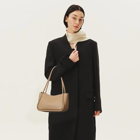 BOSTANTEN Purses for Women Trendy Small Shoulder Bag Vegan Leather Hobo Handbags with Double Zipper in Kuwait