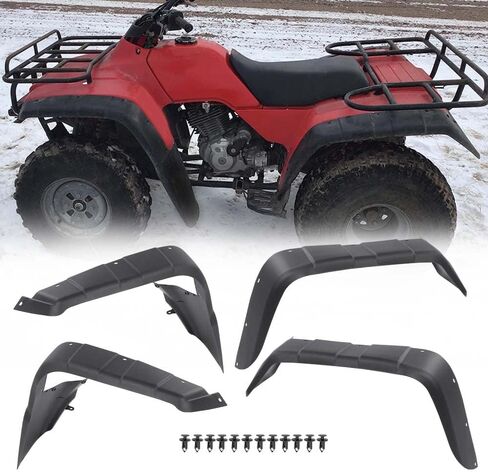 G-Plus Mud Guards Kit 4 PCS متوافقة مع Honda Fourtrax 300 TRX300 / TRX300FW 1996-2000 Mud Flaps Splash Guards in Saudi Arabia