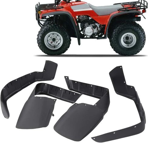 G-Plus Mud Guards Kit 4 PCS متوافقة مع Honda Fourtrax 300 TRX300 / TRX300FW 1996-2000 Mud Flaps Splash Guards in Saudi Arabia