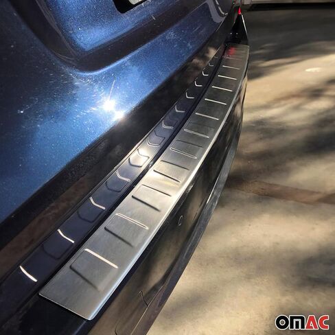 OMAC Rear Bumper Sill Cover Guard for BMW X3 F25 2011-2017 Brushed Stainless Steel in Saudi Arabia