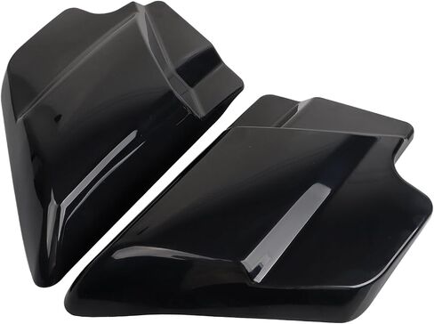تغطي الأغطية الجانبية السوداء الزاهية لجولة Harley Touring Electra Glide Standard Flht Road Glide Fltr Street Glide Special Flhxs 2009-2023 (غير مناسب لـ Tri Glide Ultra Classic) in Saudi Arabia