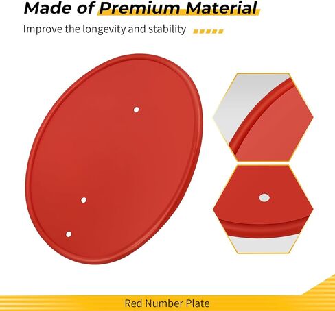 M Mati Red Number لوحة لهوندا Z50R 1979-1987 XR75 1974-1978 MR50 1974-1975 64113-116-690ZA 64113-116-690ZE in Saudi Arabia