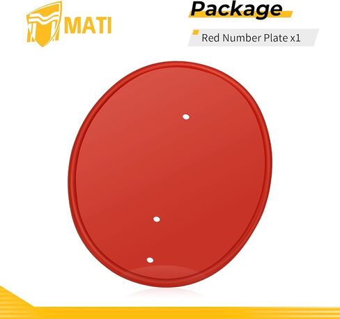 M Mati Red Number لوحة لهوندا Z50R 1979-1987 XR75 1974-1978 MR50 1974-1975 64113-116-690ZA 64113-116-690ZE in Saudi Arabia