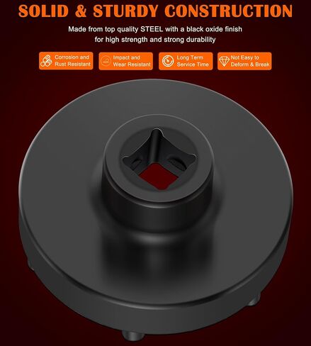 Bonbo W83009 Heavy Duty 6 Lug Axle Nut Socket Fits for 2006-2014 Dodge Ram Trucks 1500-5500 with Chassis Codes D2, DC, DD, DH, DJ, DP, DR, DS, Similar to 8954A 8954 5045 in Saudi Arabia
