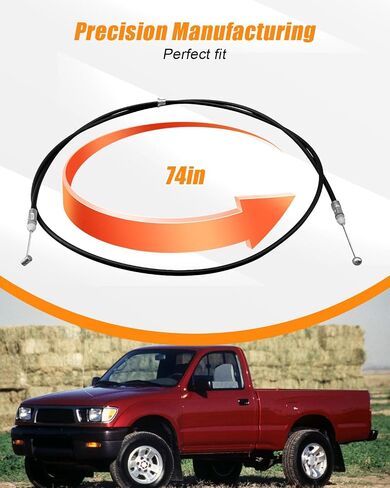 Front Hood Release Cable Fit for Toyota Pickup 1989-1995 4Runner 1990-1995, Hood Latch Lock Release Cable Replace 5363089114 53630-89114 912-439 in Saudi Arabia