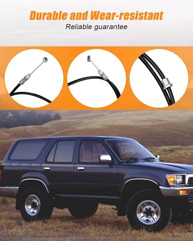 Front Hood Release Cable Fit for Toyota Pickup 1989-1995 4Runner 1990-1995, Hood Latch Lock Release Cable Replace 5363089114 53630-89114 912-439 in Saudi Arabia
