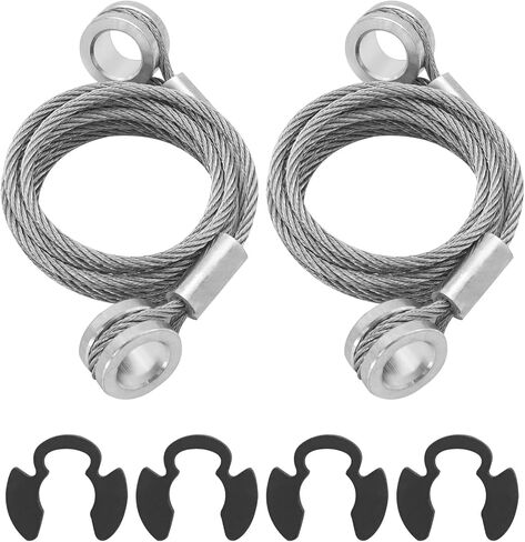 2 PCS كابل ضبط غطاء محرك السيارة (مع مقاطع) متوافق مع Peterbilt 389 388 384 ، استبدل L92-6017-1065 in Saudi Arabia