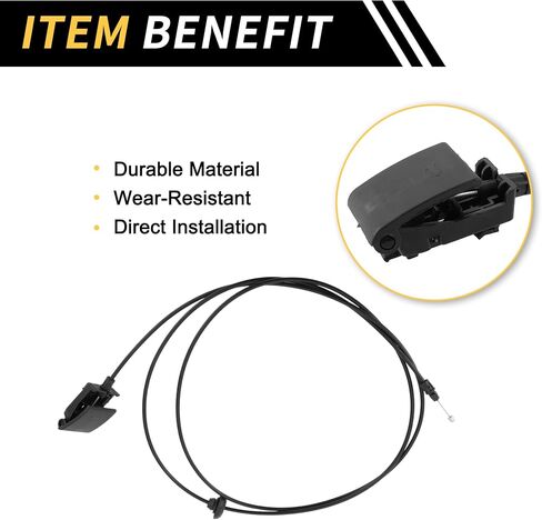1 PCS Hood Latch Cable for Dodge for RAM 1500 2500 3500 2009-2018 Front Hood Cable Cable Comple Cable No.5160352AB/5160352AC in Kuwait