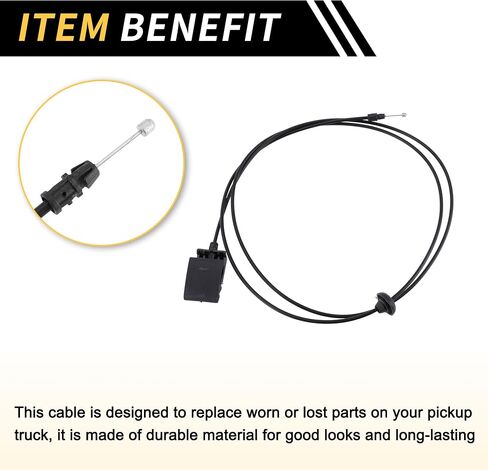 1 PCS Hood Latch Cable for Dodge for RAM 1500 2500 3500 2009-2018 Front Hood Cable Cable Comple Cable No.5160352AB/5160352AC in Kuwait