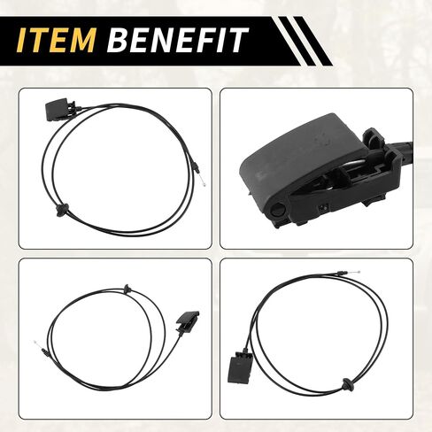 1 PCS Hood Latch Cable for Dodge for RAM 1500 2500 3500 2009-2018 Front Hood Cable Cable Comple Cable No.5160352AB/5160352AC in Kuwait