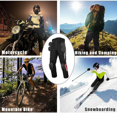 سروال واقعي للدراجات النارية للشباب والرجال والنساء المتروكروس بانت مع وسادات ركبة CE للدراجة الترابية MTB ATV التزلج in Kuwait