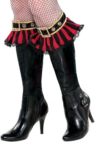 Amscan 841742 Pirate Boot Cuffs ، مقاس واحد ، متعدد الألوان in Saudi Arabia