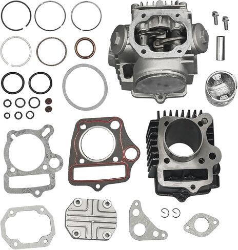 Top End Rebuild Cylinder Head Piston Kit Fit for Honda TRX90 Sportrax 90cc 1993-2005 in Saudi Arabia