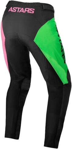 Alpinestars Youth Racer Compass Pants BLK/GRN NEON/PINK FLUO SZ 28 482-975828 in Saudi Arabia