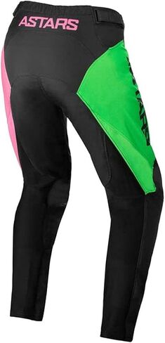 Alpinestars Youth Racer Compass Pants BLK/GRN NEON/PINK FLUO SZ 28 482-975828 in Saudi Arabia