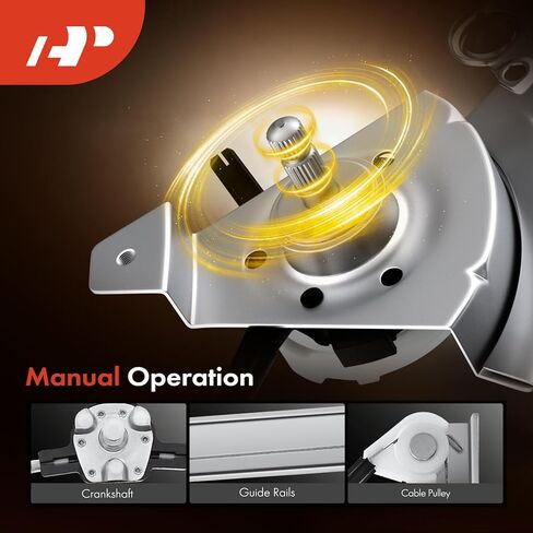 A-Premium Manual Window منظم متوافق مع Hyundai Accent 2006-2011 & Kia Rio 2006-2011 ، RIO5 2006-2011 ، جانب السائق الأيسر الأمامي in Saudi Arabia