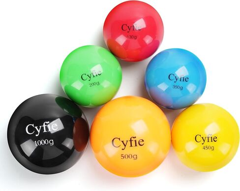 Cyfie البيسبول الثقيل الوزن/الكرة اللينة للضرب، كرات ثقيلة للضرب، والتدريب على الضرب، وممارسة الرمي والرمي (6 عبوات) in Kuwait