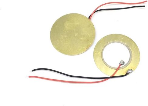 Buzzer Piezoelectric Piezo Ceramic Wafer Plate Sounder Sensor Dia 12MM 15MM 18MM 20MM 27MM 35MM 50MM for Buzzer Loudspeaker(20pcs 20MM) in Saudi Arabia