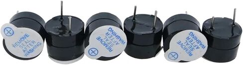 10pcs 3v 5v 12v buzzer active 12095 Piezo Magnetic Long Beep Beep Tone Ringer 12085 السلبي 16R (12 فولت) in Saudi Arabia