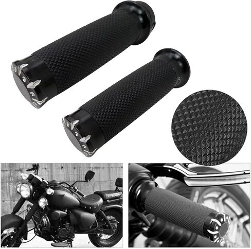 1 Pair 1" Motorcycle Hand Grips Fit for Suzuki Intruder 800 VS800GL 1988-2004 in Saudi Arabia