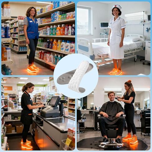 زوجان من النعال السحابية 4D للرجال - نعال داخلية ناعمة من الإسفنج الذكي - زخرفة مريحة للغاية لتناسب النعال الداخلية مع دعم القوس لتخفيف آلام القدم وتقليل التعب (US M 7.5-10.5) in Kuwait