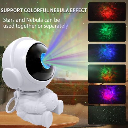 برئاسة رائد الفضاء Galaxy Lead Light Light for Kids ، و Nebula Seiling Lamp Light Light for Room Deco مع Timer و Remote in Saudi Arabia