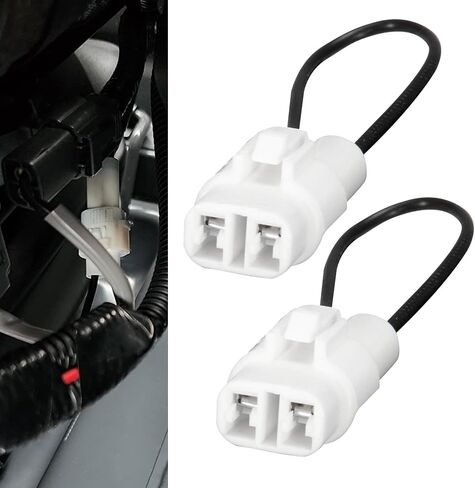 2 PCS Seat Belt Bypass, Seat Belt Harness Plug, Compatible with Kawasaki Teryx Krx 1000 Accessories, Yamaha YXZ 1000r Viking 700 UTV Accessories (White) in Saudi Arabia