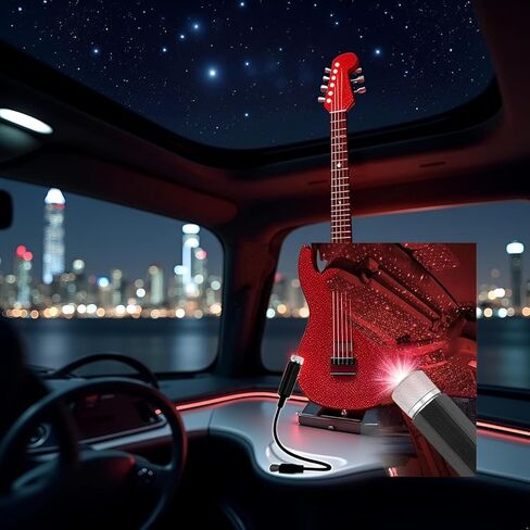 2 Pack USB Star Car Roof Lights محمولة مصباح الإسقاط المصباح Mini LED قابل للتعديل in Kuwait