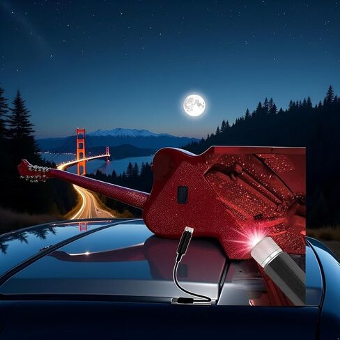 2 Pack USB Star Car Roof Lights محمولة مصباح الإسقاط المصباح Mini LED قابل للتعديل in Kuwait