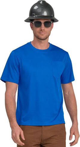 AYKRM High Visibility Reflective Safety Short Sleeve Shirts for Men Women Fashion Durable Construction Work Shirts in Kuwait