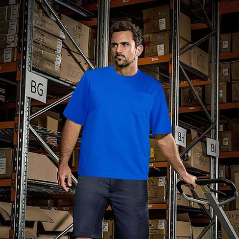 AYKRM High Visibility Reflective Safety Short Sleeve Shirts for Men Women Fashion Durable Construction Work Shirts in Kuwait