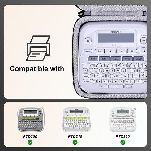LTGEM Case Compatible with Brother P-Touch PTD220 Home/Office Everyday Label Maker, Blue(Case Only) in Kuwait