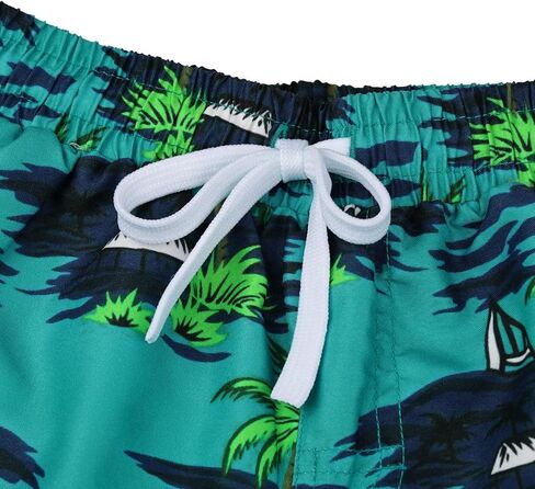 Xfgirls الأولاد سباحة جذوع الأطفال الجفاف السريع الجاف الجفاف شورت شورت مع الخصر القابل للتعديل in Kuwait