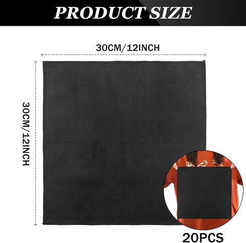 20 PCS الألياف الدقيقة للعرق امتصاص المناديل 12 × 12 بوصة مناشف العرق الجافة السريعة للرجال والنساء وجها in Saudi Arabia
