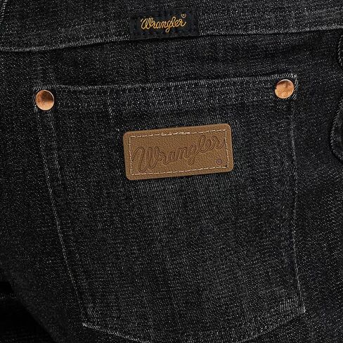 Wrangler X Girls 'Lainey Wilson سحب على Bell Bottom Jean - غسل الأسود in Saudi Arabia