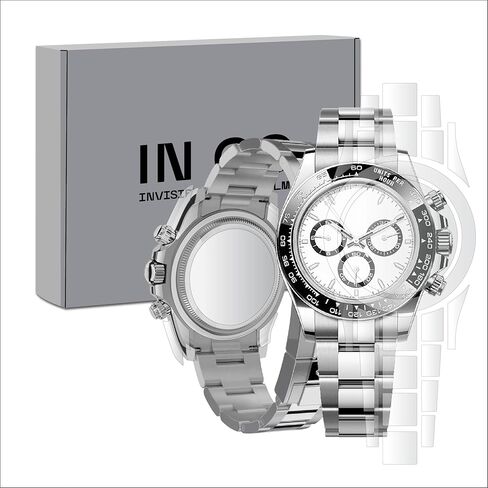 Inco Watch Protection Film متوافق مع المرجع. 126500 Rolex Daytona-2-Pack TPU Guard for Case & Bracelet ، Flusy Infible Finish ، Anti-scratch in Kuwait